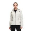 Outdoorjacke GIL BRET, Damen, Gr. 38, weiß (sandweiß), Obermaterial: 100% Polyester, unifarben, Strukturmuster, casual, tailliert taillenbedeckt, ohne Ausschnitt, Langarm gerader Abschluss, Jacken, mit Kapuze