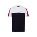 Tommy Hilfiger T-Shirt Herren Baumwolle gemustert, marine