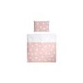 Lorelli Baby-Bettwäsche 7-teiliges Set First Dreams Decke Kissen Laken Himmel rosa Sterne