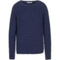 Rundhals-Pullover Peter Hahn blau