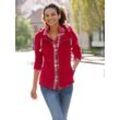 Fleecejacke CASUAL LOOKS, Damen, Gr. 44, rot, 100% Polyester, unifarben, Langarm, Jacken