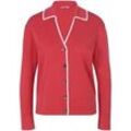 Strickjacke Peter Hahn rot, 50