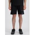 Sweatshorts ALPHA INDUSTRIES "Alpha Industries Men - Shorts Patch Short LF", Herren, Gr. 2XL, Normalgrößen, schwarz, Obermaterial: 80% Baumwolle, 20% Polyester, Hosen