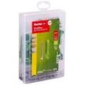 fischer ProfiBox - SX Plus Green S Dübel- und Schrauben-Sortiment Ø 4,5/5/6/8 mm 30/40/55 mm, 120 Stück