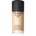 MAC Cosmetics Mini Studio Fix Fluid SPF 15 24HR Matte Foundation + Oil Control mattierendes Make-up SPF 15 Farbton NC16 15 ml