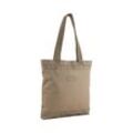 Tragetasche PUMA "ESSENTIALS Tote-Bag Erwachsene", Gr. B/H/T: 36cm x 40cm x 5cm OneSize, braun (totally taupe braun), Polyester, Taschen