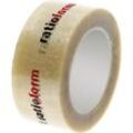 PET-Paketband, individuell bedruckt, VE 36 Rollen, Druck 2-farbig, transparent, ab 6 VE