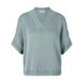 V-Pullover Peter Hahn blau