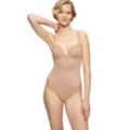 Shaping-Body TRIUMPH "True Shape Sensation BSWP", Damen, Gr. 75, Cup D, smooth natur, Jersey, Tüll, Obermaterial: 56% Polyamid, 32% Elasthan, 12% Polyester, klassisch, ohne Ärmel, Bodies, Mesh-Einsätze