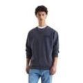 Sweatshirt MARC O'POLO DENIM, Herren, Gr. M, blau (true navy), angeraute Sweatware, Obermaterial: 100% Baumwolle, casual, relaxed fit, Rundhals, Langarm Rippbündchen, Sweatshirts