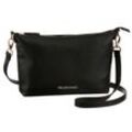 Umhängetasche VALENTINO BAGS "POCHETTE BRIXTON", Damen, Gr. B/H/T: 30cm x 20cm x 6cm, schwarz (nero), Polyurethan, Taschen, Schultertasche Clutch Handtasche Damen