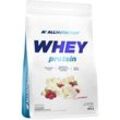 Allnutrition Whey Protein Molkenprotein Geschmack White Chocolate & Raspberry 908 g