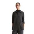 Langarmbluse MARC O'POLO "aus LENZING™ ECOVERO™", Damen, Gr. 32, schwarz, Obermaterial: 100% Viskose, bedruckt, elegant, regular fit normal, Langarm Doppelmanschette, Blusen