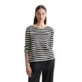 Langarmshirt MARC O'POLO "aus Organic Cotton Jersey", Damen, Gr. M, bunt (multi,), Obermaterial: 100% Baumwolle, gestreift, Basic, regular fit, Langarm, Shirts