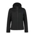 Softshelljacke ICEPEAK "H SOFTSHELLJACKE BIGGS", Herren, Gr. 48, basic schwarz, Obermaterial: 100% Polyester, sportlich, Jacken