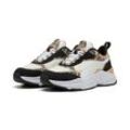 Sneaker PUMA "CASSIA SNAKE CHIC", Gr. 38, vapor gray, light sand, puma schwarz, puma weiß, Synthetik, sportlich, Schuhe