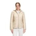 Steppjacke GIL BRET, Damen, Gr. 42, beige (pumice stone), Web, Obermaterial: 100% Polyamid, unifarben, casual, gerade hüftlang, Rundhals, Langarm, Jacken, mit Kapuze