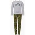 Pyjama Set - Herren - grau