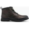 Leder Schnürboots - Herren - grau - 40