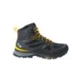 Wanderschuh JACK WOLFSKIN "FORCE STRIKER TEXAPORE MID M", Gr. UK 13 - EU 48, Normalschaft, gelb (schwarz, burly, gelb, xt), Main Material 100% Polyamide Second Material Lining Sole 100% Rubber/ EVA, Schuhe