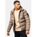 Winterjacke STONE HARBOUR "Arvidoo", Herren, Gr. XXL (56), braun, Obermaterial: 100% Polyester, Futter: 100% Polyester, Wattierung: 100% Polyester, Ärmelfutter: 100% Polyester, casual, gerade hüftlang, hoch geschlossener Ausschnitt, Langarm Ärmel ohne Ärmelschlitz Rippstrickbündchen, Jacken, Modische Herren Winter Steppjacke