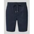 Regular Fit Bermudas aus Leinen-Baumwoll-Mix Modell 'barton'