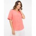 Brax Damen Bluse Style VERIwatermelon, Rot, Gr. 34