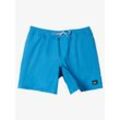 Boardshorts QUIKSILVER "Everyday Solid Volley 15"", Herren, Gr. XS, swedish blau, 100% Polyester, Hosen