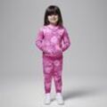 Jordan Brooklyn Essentials zweiteiliges Pullover-Set mit Blumenprint (Kleinkinder) - Pink