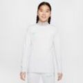 Nike Academy Dri-FIT Fußballtrainings-Longsleeve mit 1/4-Reißverschluss (ältere Kinder) - Grau