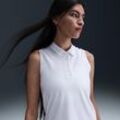 Nike Victory Dri-FIT ärmelloses Poloshirt (Damen) - Weiß