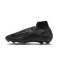 Nike Mercurial Superfly 10 Elite FG High-Top-Fußballschuh für normalen Rasen - Schwarz