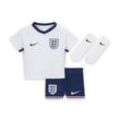 England 2024/25 Stadium Home dreiteiliges Nike Replika Fußballtrikot-Set (Babys und Kleinkinder) - Weiß