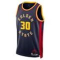 Stephen Curry Golden State Warriors 2024/25 City Edition Nike Dri-FIT NBA Swingman Trikot (Herren) - Blau