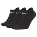 Nike Lightweight No-Show Trainingssocken (3 Paar) - Schwarz