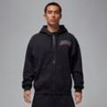 Jordan Brooklyn Fleece Oversize-Kapuzenjacke (Herren) - Schwarz