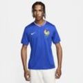 FFF (Men's Team) 2024/25 Stadium Home Nike Replica Fußballtrikot mit Dri-FIT-Technologie für Herren - Blau