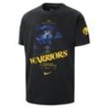 Golden State Warriors Courtside Nike NBA-T-Shirt (Herren) - Schwarz