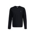 Longsleeve GANT "Longsleeve REGULAR SHIELD LONG SLEEVE 1er Pack", Herren, Gr. 4XL, schwarz, Obermaterial: 100% Baumwolle CO., Langarm, Shirts