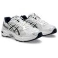 Sneaker ASICS SPORTSTYLE "GEL-1130 GS", Gr. 35,5, weiß (weiß, midnight), Textil, Synthetik, mehrfarbig, sportlich, Schuhe