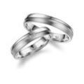 Partnerring MARRYA "Diamant Titan Ringe Trauringe Eheringe Partnerringe" Gr. 48, silber (herren ring, silber), Fingerringe, Damen, 48, Titan