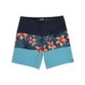 Boardshorts BILLABONG "Tribong Pro", Jungen, Gr. 24, blau (coastal), 90% Polyester, 10% Elasthan, Hosen