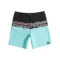 Boardshorts BILLABONG "Momentum Pro", Jungen, Gr. 26, blau (coastal), 88% Polyester, 12% Elasthan, Hosen