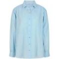 Long-Bluse Peter Hahn blau, 48