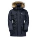 Funktionsparka JACK WOLFSKIN "GLACIER PEAK PARKA K", Kinder, Gr. 104, blau (night, blau), OBERSTOFF 100% POLYESTER FUTTER 100% POLYESTER FÜLLUNG 100% POLYESTER, Jacken