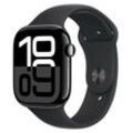 Apple Watch Series 10 (2024) GPS 42 mm - Aluminium Schwarz - Sportarmband Schwarz