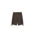 Shorts ALPHA INDUSTRIES "Alpha Industries Men - Shorts Jet Short", Herren, Gr. 27, Normalgrößen, grau (grauschwarz), Obermaterial: 100% Baumwolle, Hosen