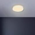 LED-Deckenlampe Sapana, weiß, Ø 42 cm, Kunststoff, IP44