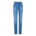 5-Pocket-Jeans BRAX "Style MARY", Damen, Gr. 36, Normalgrößen, blau, 75% Baumwolle, 17% Polyester, 5% Elastomultiester, 3% Elasthan, Jeans