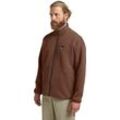 Fleecejacke JACK WOLFSKIN "MOGARI FZ M", Herren, Gr. L (52), braun (schwarz, rust), Oberstoff: 95% POLYESTER, 5% ELASTHAN; Futter 1:00% POLYESTER, Jacken